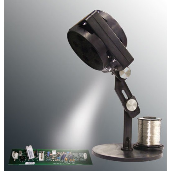 Static-Safe Bench-Top Fume Extractor Fan with Task Light